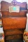 ANTIQUE FALL FRONT DESK with MIRROR (Missing Supports) - PICK UP ONLY