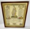 PENNSYLVANIA GERMAN HAND COLORED FRAKTUR DATED 1800