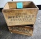 VINTAGE WOODEN DOVE-TAILED HERCULES HIGH EXPLOSIVE POWDER CRATES - PICK UP ONLY