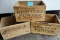 VINTAGE WOODEN DOVE-TAILED HERCULES HIGH EXPLOSIVE POWDER CRATES - PICK UP ONLY