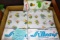 VINTAGE SEALED SHEETS & STRAWBERRY PILLOWCASES
