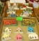 VINTAGE 1940's PUTZ CHRISTMAS HOUSES