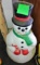 EMPIRE SNOWMAN BLOW MOLD - VINTAGE CHRISTMAS ORNMANETS - PICK UP ONLY