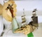VINTAGE SHIP LAMP & TABLE LAMP (Needs a bit of work) - PICK UP ONLY