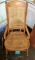 ANTIQUE CANED ROCKING CHAIR - PICK UP ONLY