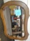 WALNUT FRAMED MIRROR - PICK UP ONLY