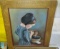 YOUNG AMISH GIRL PAINTING - PICK UP ONLY