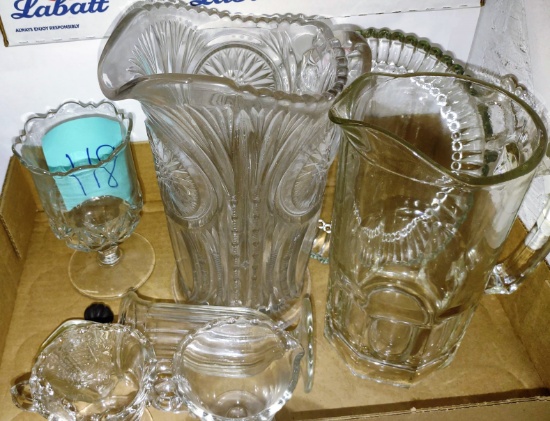 ANTIQUE & VINTAGE GLASSWARE - PICK UP ONLY