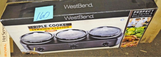 3 COMPARTMENT CROCKPOT -  PICK UP ONLY