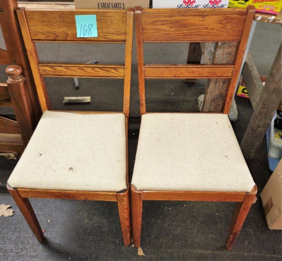PAIR OF CHAIRS - PICK UP ONLY
