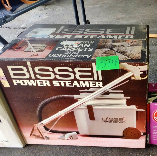NIB BISSELL POWER STEAMER - PICK UP ONLY