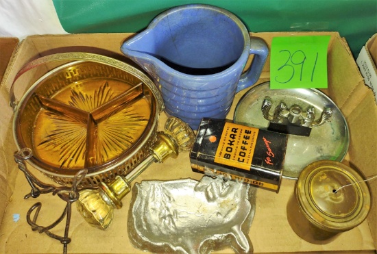 VINTAGE ASHTRAYS, DOOR KNOBS, ETC. - PICK UP ONLY
