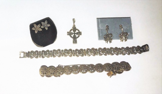 STERLING & MARCASITE JEWELRY
