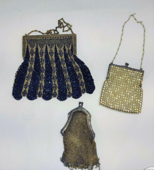 VINTAGE BEADED & MESH HANDBAGS