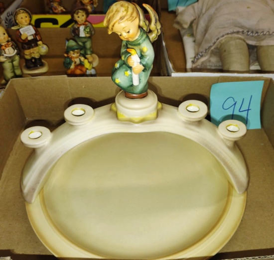 GOEBEL CANDLEHOLDER & UNDERPLATE