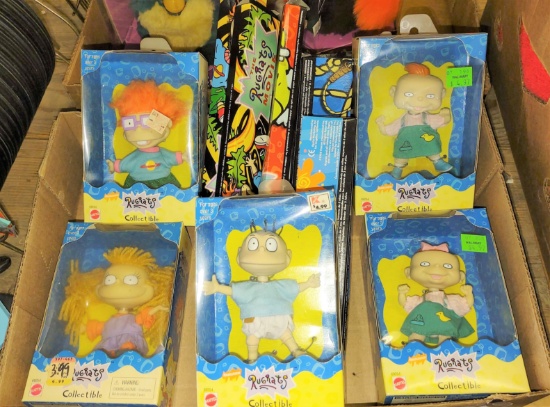 VINTAGE RUGRAT TOYS IN ORIG BOXES (A bit smoky smelling)