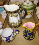 PORCELAIN PITCHERS, ETC. - PICK UP ONLY
