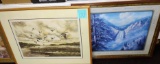LARGE FRAMED ARTWORK- PICK UP ONLY