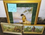 LITTLE BOY with LAMB & OTHER ARTWORK - PICK UP ONLY