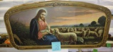 VINTAGE FRAMED JESUS PRINT - PICK UP ONLY