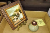 SMALL FRAMED PRINT, ETC.