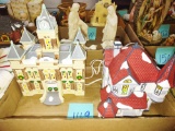 DICKEN'S VILLAGE of COURTHOUSE & QUEEN ANNE VICTORIAN -  PICK UP ONLY