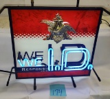 WE I.D. NEON LIGHT - PICK UP ONLY