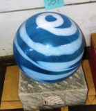 DECORATIVE GARDEN GLASS GAZING BALL - PICK UP ONLY