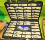 43 PIECE PRESIDENTIAL KNIFE SET IN CASE - PICK UP ONLY