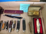 VINTAGE POCKET KNIVES & RAZORS