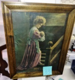 MOTHER & CHILD FRAMED PRINT - PICK UP ONLY
