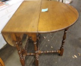 VINTAGE WALNUT GATELEG TABLE - PICK UP ONLY
