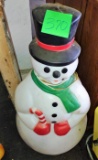EMPIRE SNOWMAN BLOW MOLD - VINTAGE CHRISTMAS ORNMANETS - PICK UP ONLY