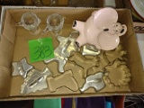 VINTAGE COOKIE CUTTERS, SPOON REST, ETC. - PICK UP ONLY