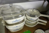 VINTAGE CORNING WARE CORNFLOWER-- PICK UP ONLY
