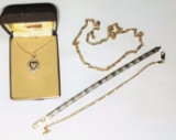 STERLING JEWELRY with gold over sterling