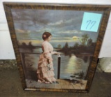 VINTAGE FRAMED PRINT - PICK UP ONLY