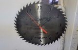 VINTAGE SEARS ROEBUCK SAW BLADE CLOCK