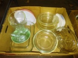 GLASS PYREX DISHES, ETC. -  PICK UP ONLY
