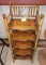 ANTIQUE BAMBOO 5 TIER STAND - PICK UP ONLY