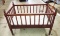ANTIQUE SPOOL BABY BED - PICK UP ONLY