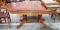 MAPLE TABLE with 2 LEAVES & PADS - PICK UP ONLY