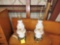PAIR OF VINTAGE HAND PAINTED LAMP BASES - PICK UP ONLY