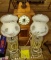 VINTAGE LAMPS & CLOCK - PICK UP ONLY