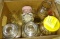 GLASS CANNISTERS, ETC. -  PICK UP ONLY