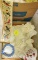 VINTAGE DOILIES & CROSS STITCH BIRD WALL ART