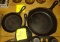 CAST IRON SKILLETS with WAGNER - PICK UP ONLY