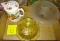 VINTAGE GLASSWARE & COVERED PITCHER - PICK UP ONLY