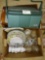 STANELY LUNCH TOTE & MISCELLANEOUS GLASS/DISHES -  PICK UP ONLY