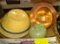 STONEWARE & COPPER (mixing bowl has chip) - PICK UP ONLY